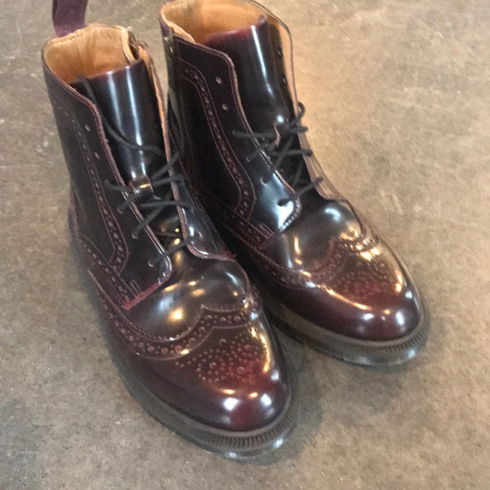 Dr Martens wingtip boots